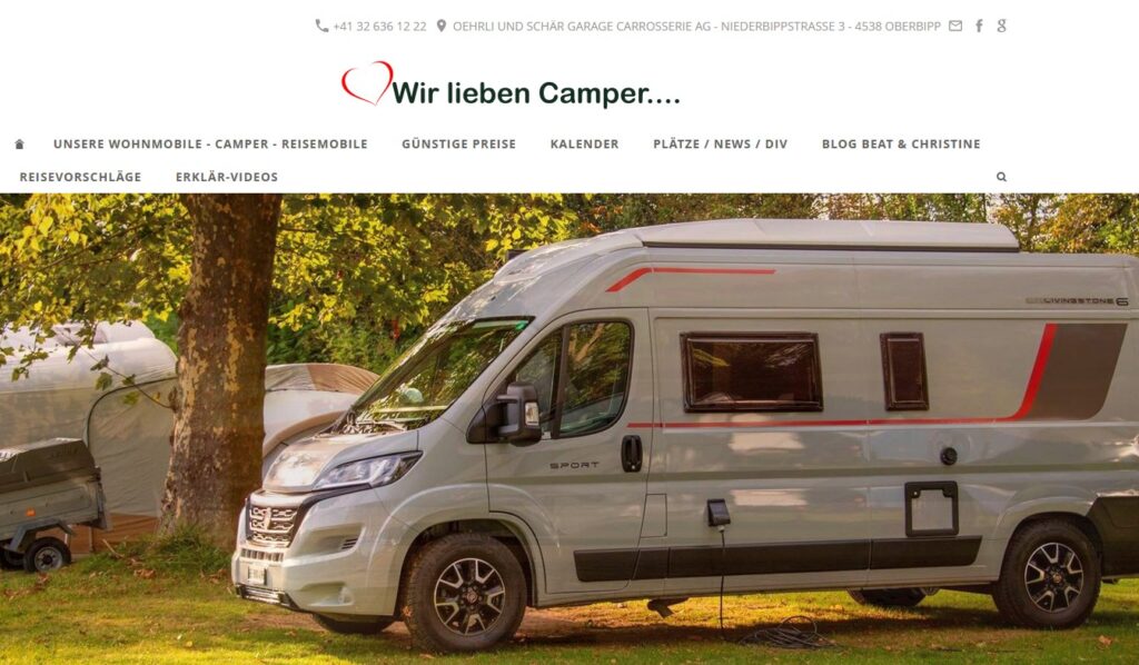 wohnmobil mieten Mittelland CH